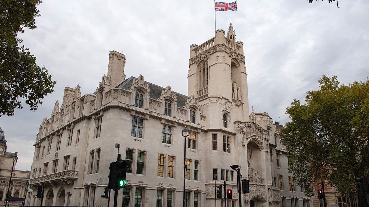 Court building in Westminster, London