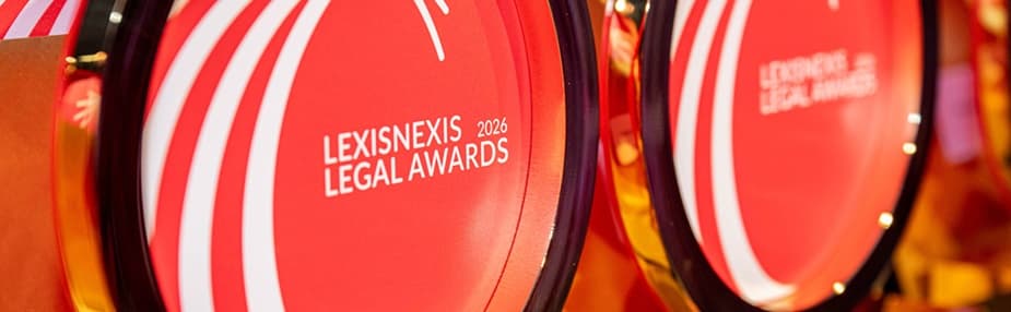 LexisNexis Legal Awards 2026 trophies
